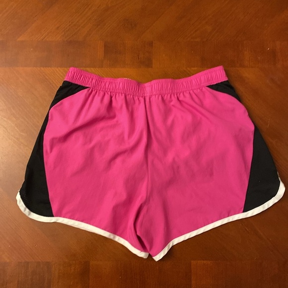 Adidas Women’s Color Block Marathon Running Shorts Pink Medium 3” - Picture 2 of 7